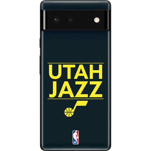 NBA Utah Jazz Standard - Black Google Pixel 6 Skin